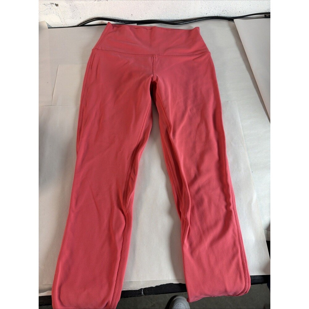 Pre-Owned Lululemon Orange Size 6 Legging Athletic Pants